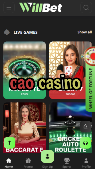 CAO Casino - Premium Live Dealer Games-www.bdqngd.com